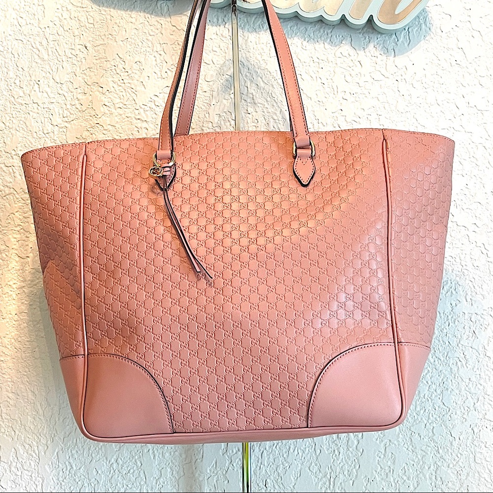 SOLD!!!! Gucci MicroGuccissima Light Pink Leather Tote - SOLD!!!!